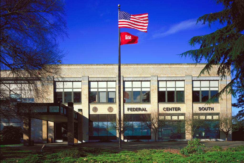 Photo of historic Federal Center South
