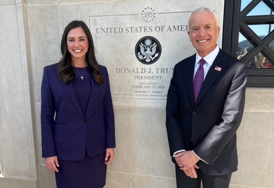 Administrator Forst and Senator Katie Britt at the Huntsville U.S. Courthouse