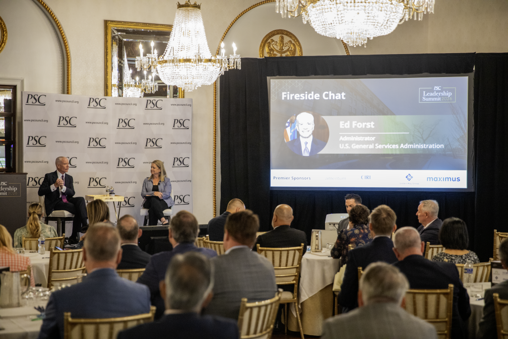 Administrator Forst attends a fireside chat at the PSC Leadership Summit in Washington, D.C.