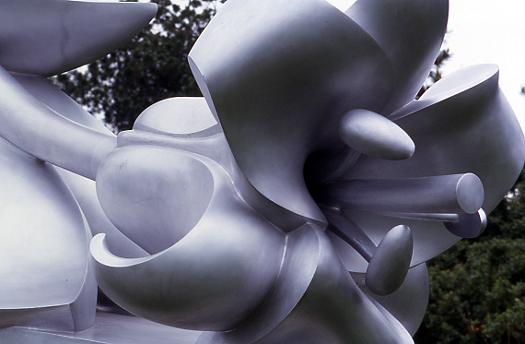 Stephen Robin's  aluminum-cast Lily and Rose, 1997.