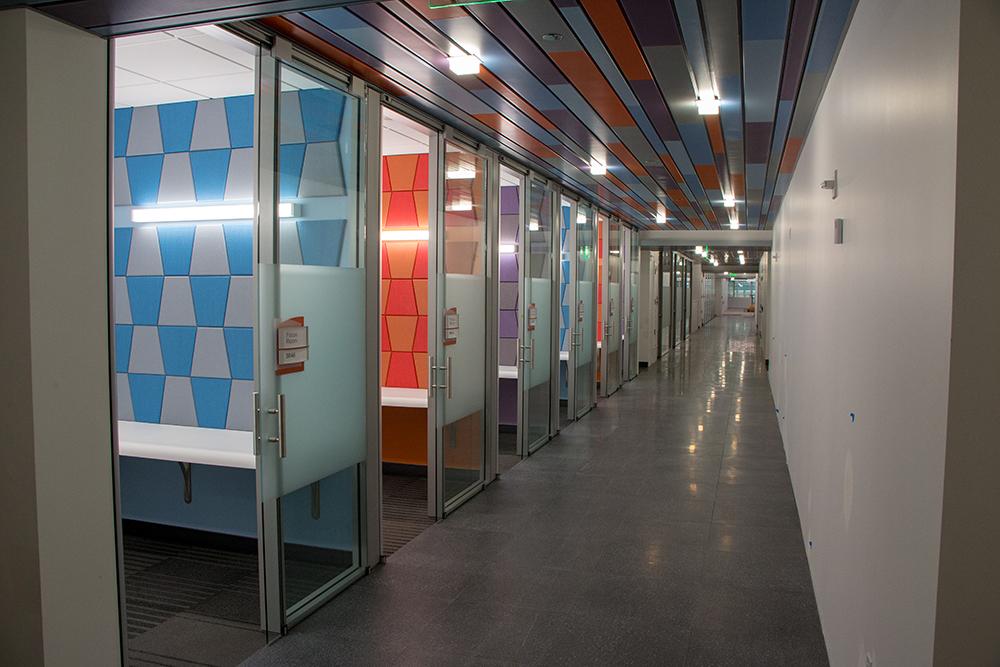 SSA National Computer Center. Pictured, new focus rooms.