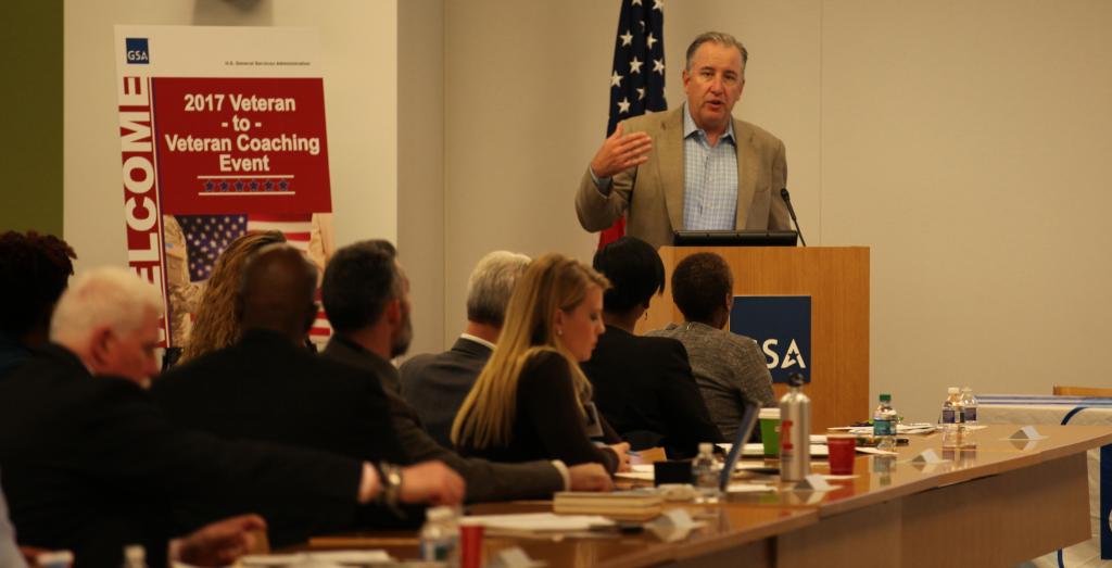 GSA Acting Administrator Tim Horne Speaks to Vets at V2V