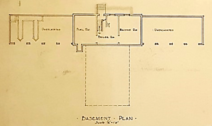 1931 CG LPOE basement floor plan