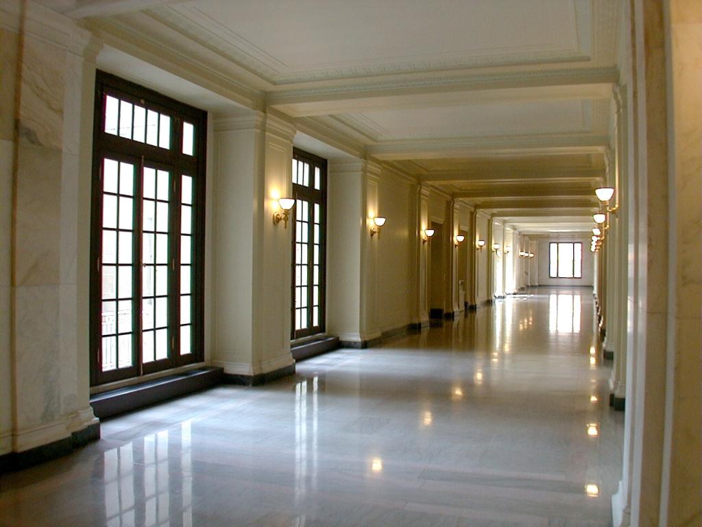 F street first floor corridor