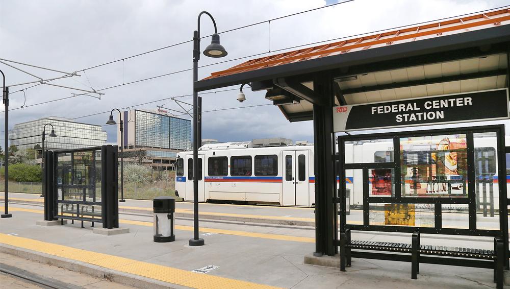 5 View of RTD light rail stop_ Federal Center Station