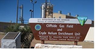 Cliffside Helium Facility Signage