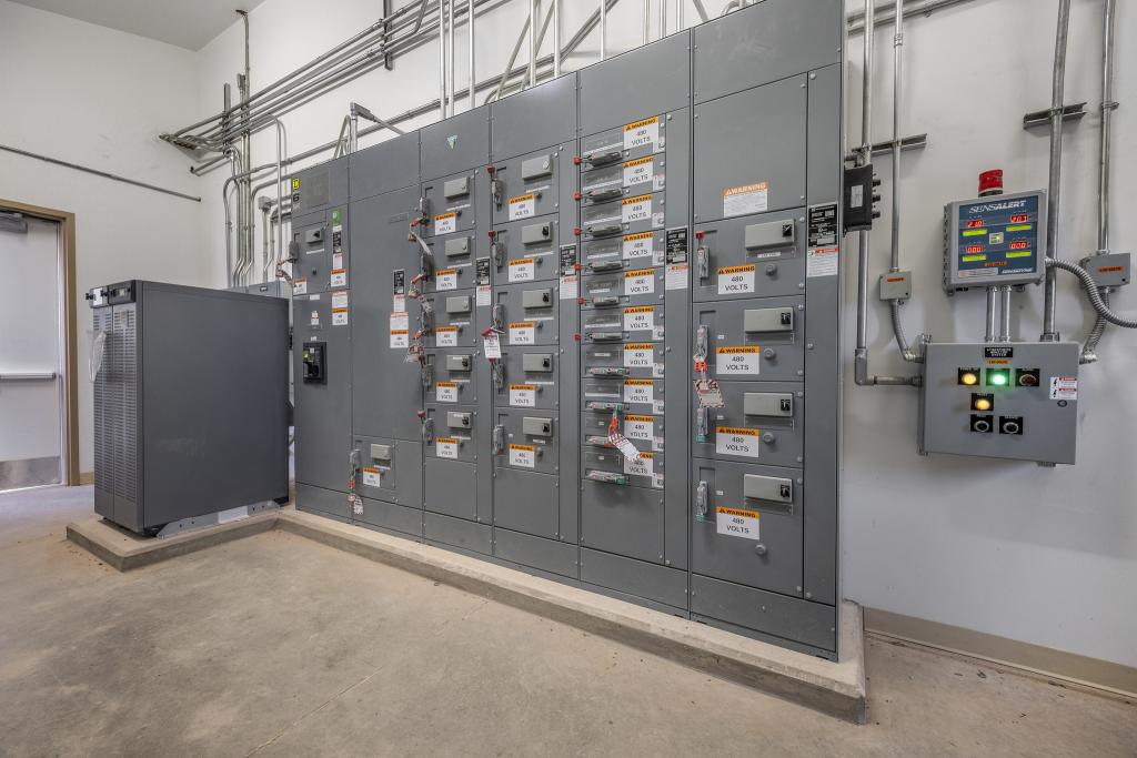 Electrical Room at Cliffside Helium Facility