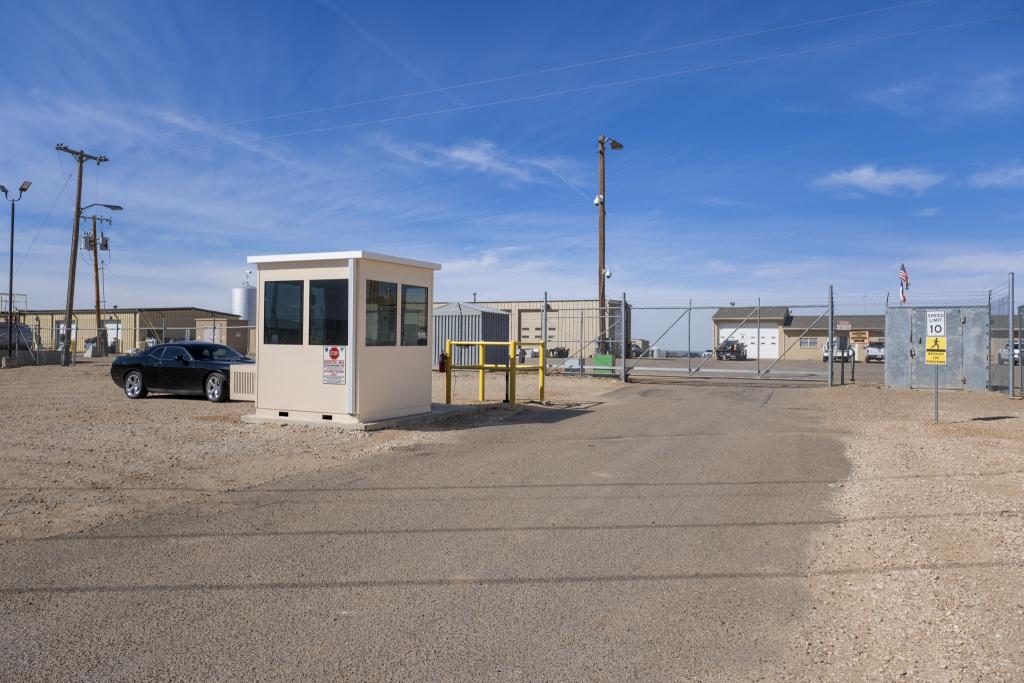 Entrance at Cliffside Helium Facility