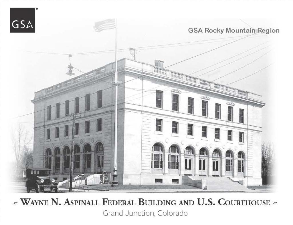FRONT_Wayne N. Aspinall Federal Building and U.S. Courthouse