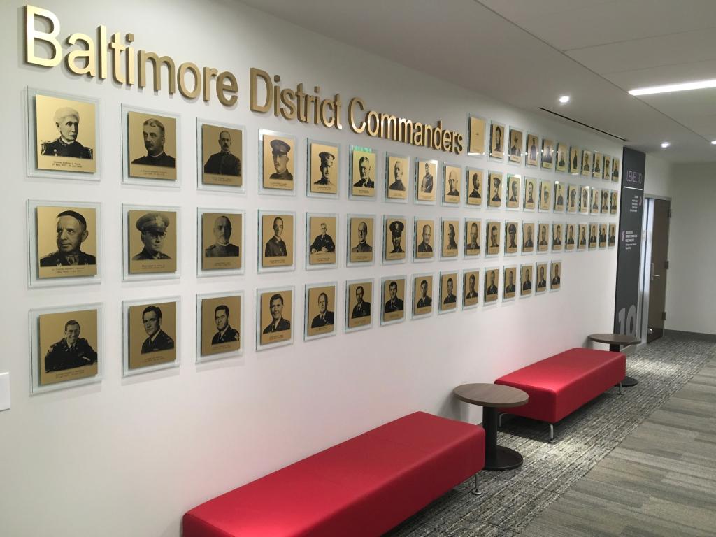 USACE Baltimore District Office lobby