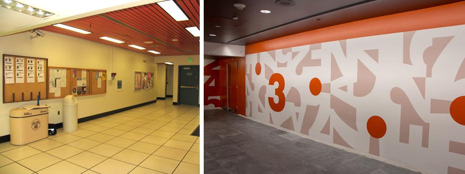 SSA National Computer Center - Before and After Main Lobby
